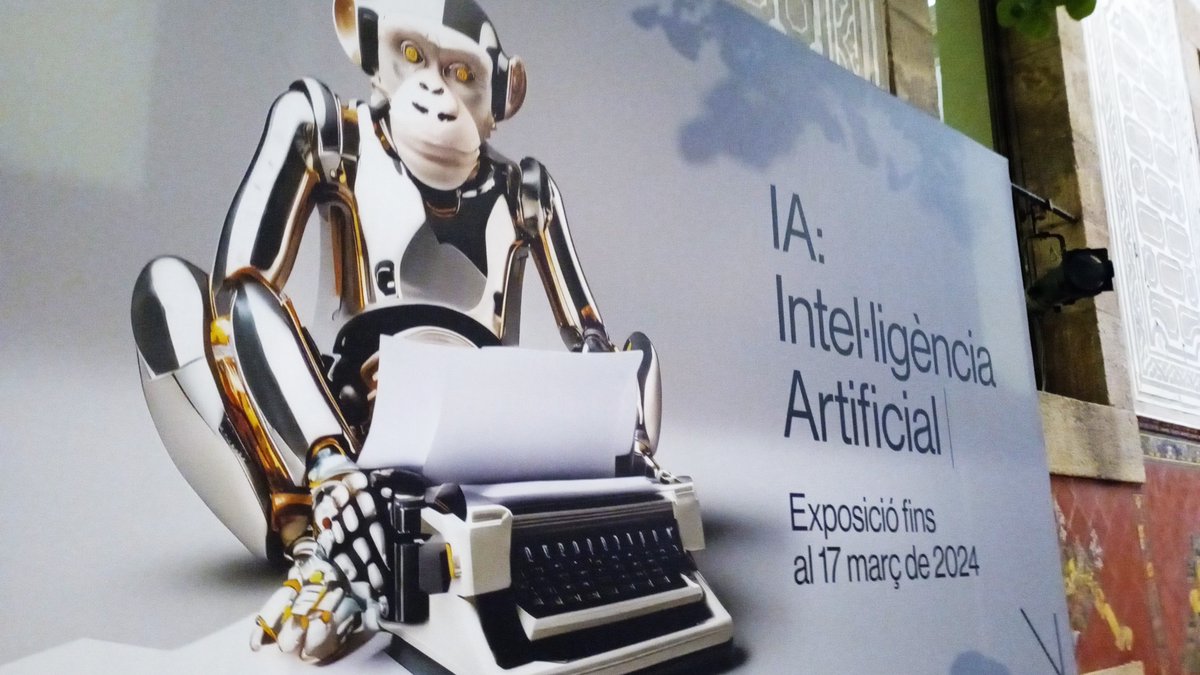 eugeneyiga's tweet photo. The @cececebe's much-anticipated #artificialintelligence exhibition is finally here! #AIcccb #IAcccb #barcelona #visitbarcelona #catalonia #catalunya #visitcatalonia #visitcatalunya #machinelearning #ai #ml #chatgpt #generativeai #dalle3 #gpt4 #gpt4v https://t.co/jaPWmbXCtr