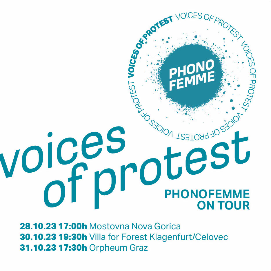 Next up on the calendar: Phonofemme on Tour 2023, for the first time in Graz, Klagenfurt and Nova Gorica! In cooperation with GKP - Steirische Gesellschaft für Kulturpolitik, Orpheum, Villa for Forest/ Innenhofkultur, Sajeta Tolmin, InvisibleWomen, Mostovna, Womens Action Forum!