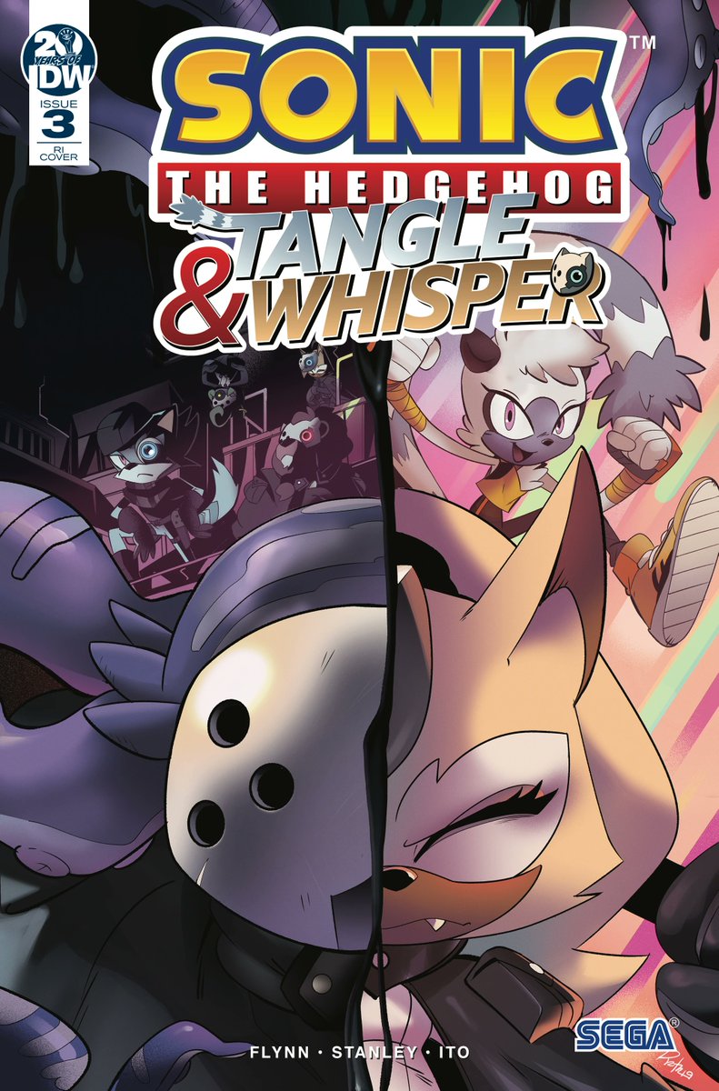 From Sonic the Hedgehog: Tangle & Whisper issue 3 Cover RI, Art by Priscilla Tramontano