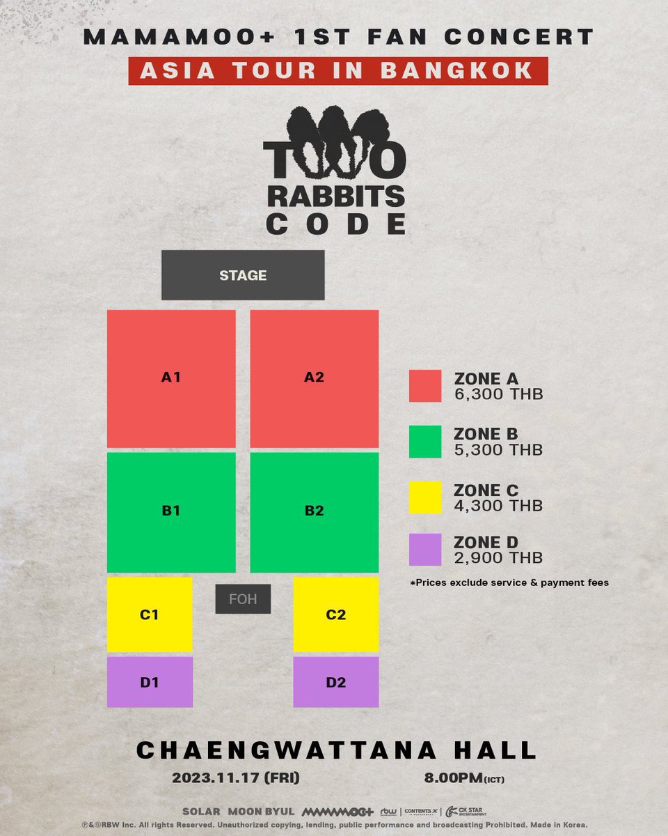 MAMAMOOTH_'s tweet photo. [🎫] 231018 เที่ยงตรงวันพรุ่งนี้จะเปิดจำหน่ายบัตร 𝐌𝐀𝐌𝐀𝐌𝐎𝐎+ 𝟏𝐒𝐓 𝐅𝐀𝐍 𝐂𝐎𝐍𝐂𝐄𝐑𝐓 [𝐓𝐖𝐎 𝐑𝐀𝐁𝐁𝐈𝐓𝐒 𝐂����𝐃𝐄] - 𝐀𝐒𝐈𝐀 𝐓𝐎𝐔𝐑 𝐢𝐧 𝐁𝐀𝐍𝐆𝐊𝐎𝐊 แล้วค่ะ

📆 ศุกร์ 17 พ.ย. 2023
🕰️ 20:00 น.
📍แจ้งวัฒนะฮอลล์
👉🏻https://t.co/bYJi211spL

#มามามูพลัส #MAMAMOOplus https://t.co/KJkU0LJjzW