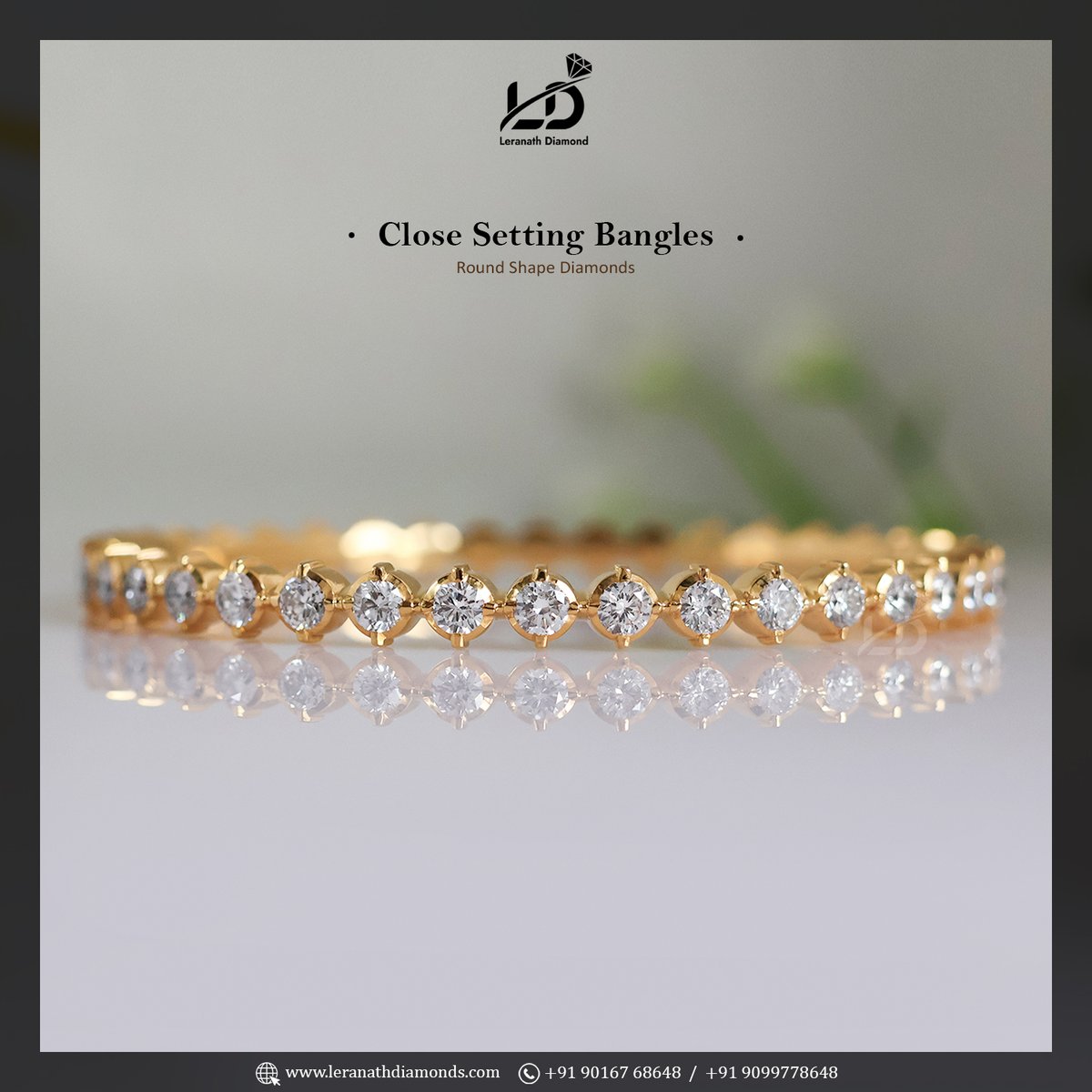 LeranathD's tweet image. Our close setting diamond bangles are a timeless classic, symbolizing enduring beauty and lasting style.

Contact us☎️
wa.me/919016768648
wa.me/919099778648

Know more about us at🌐
leranathdiamonds.com

#closesetting #diamondbangles #bangles #lab
#labgrowndiamonds