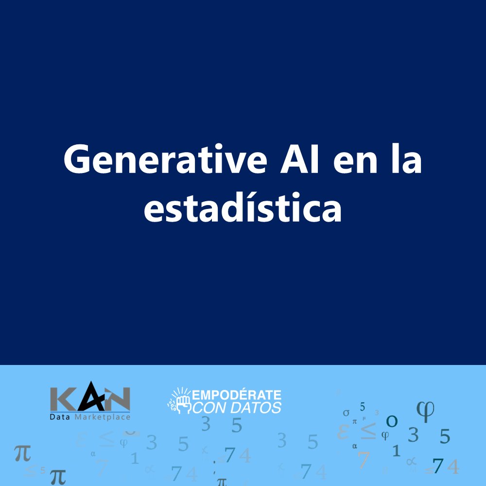KANdataexperts's tweet photo. Los invitamos a leer el artículo "Generative AI en la estadística" a través del siguiente enlace:

https://t.co/kyTirz3YIO

#KANDataMarketplace #generativeai #ai #datos #estadística #stadistics https://t.co/Zi4jTeMwhR