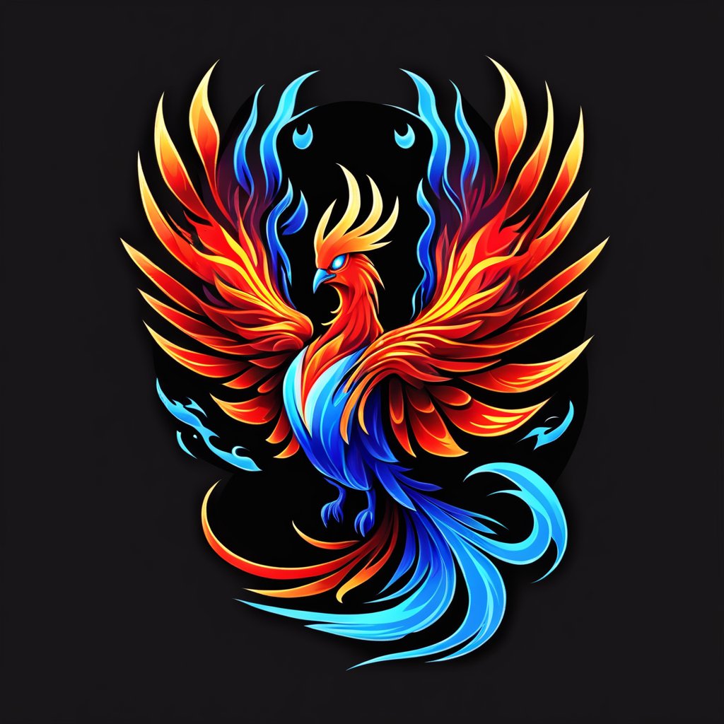 Edited version of artwork available on my Amazon Merch. 
#earnscommissions 
#mythologcial #fantasyart #aiartist #artwork #amazonmerchondemand #Phoenixbird #Firebird #imaginarycreatures