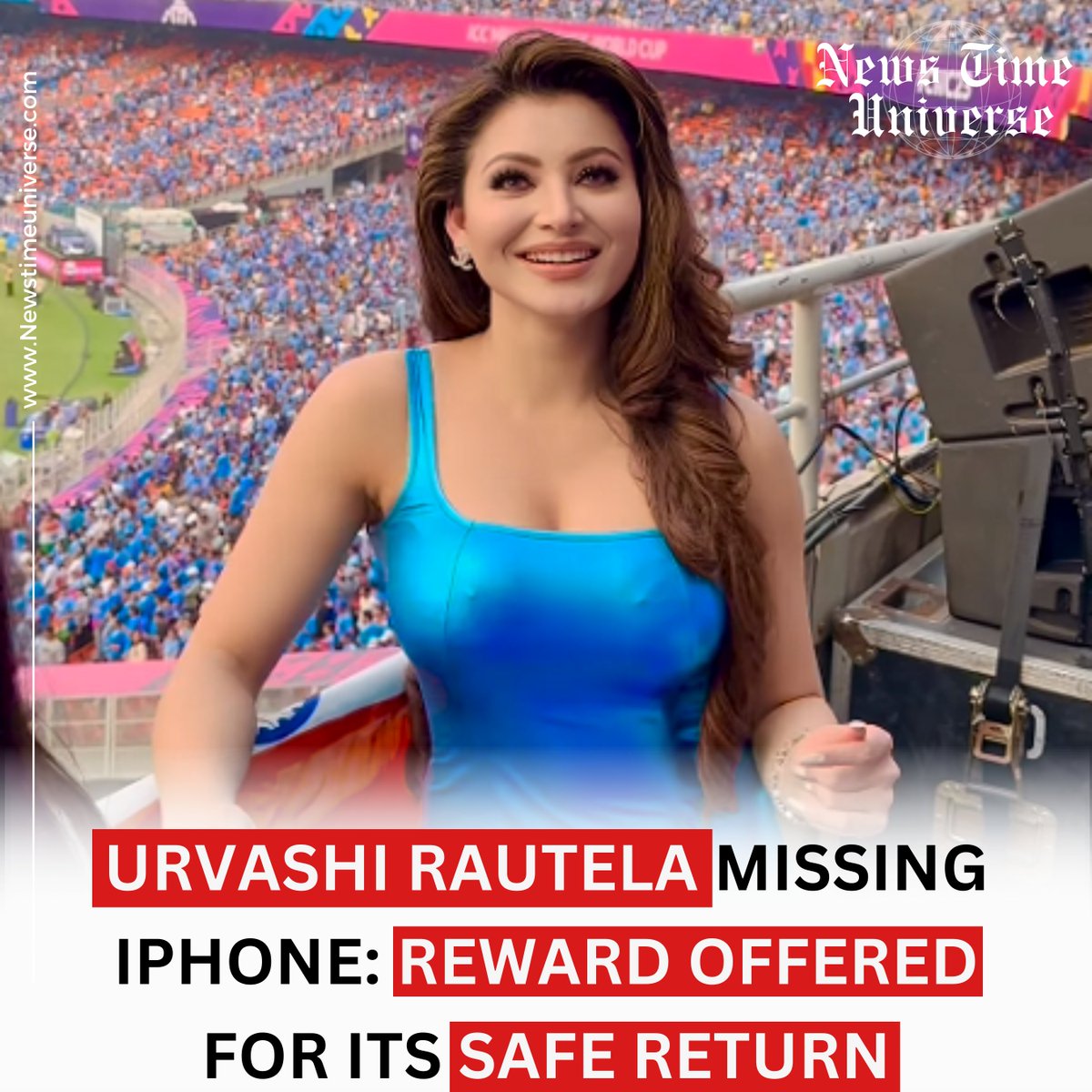 infonewstimeuni's tweet photo. Urvashi Rautela missing iPhone: Reward offered for its safe return
#newstimeuniverse #infonewstimeuni #urvashirautela #missingiphone #24kgold #worldcup #iphonelost #iphone #urvashi #rautela #indianactress #indianstar #bollywood #pakvsindia #narendramodi #ahmedabad #BreakingNews https://t.co/EUphsB6x2J