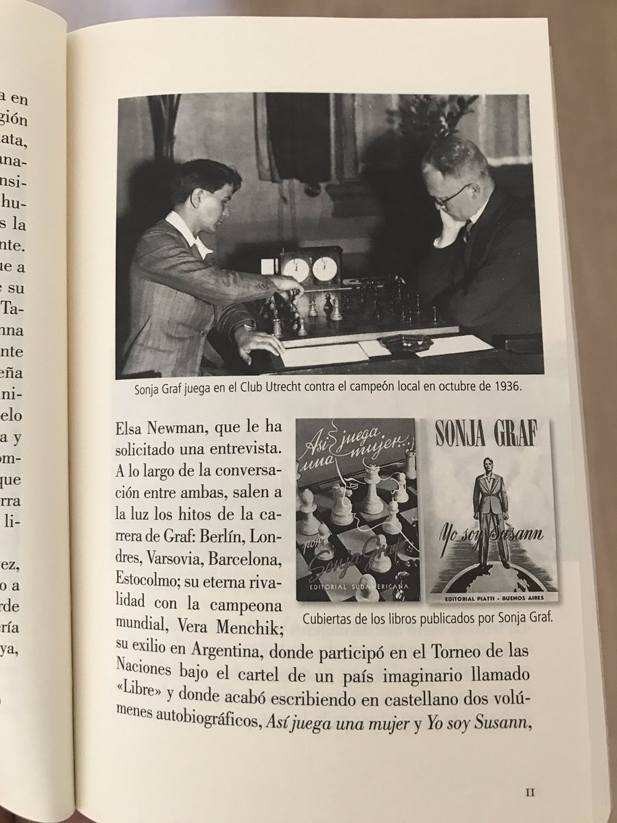 FdezMallo's tweet photo. #DavidTorres, uno de los novelistas más sólidos que conozco, biografía en clave de novela la vida de la ajedrecista #SonjaGraf, quien, desde su lugar de retiro, Los Ángeles, narra su peripecia vital en un mundo dominado por varones. Apasionante. @reinodecordelia https://t.co/aanMqTPF6m