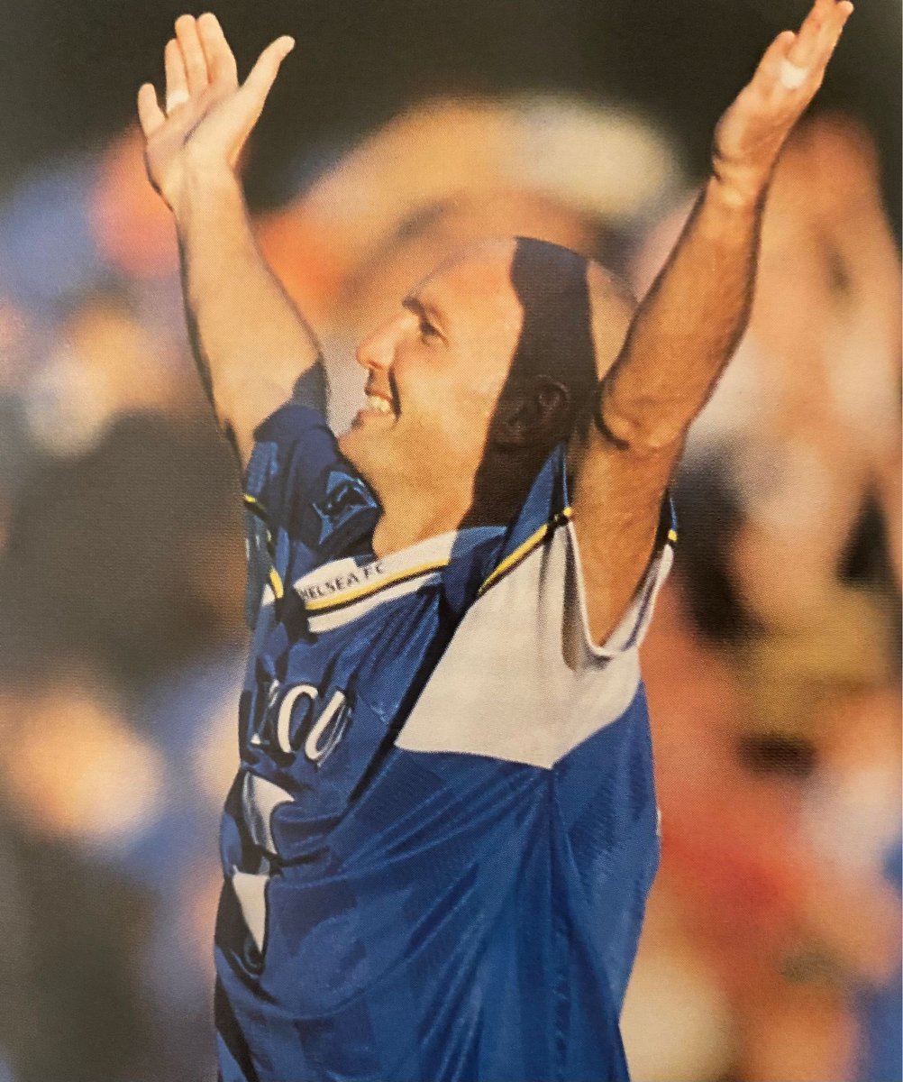 CHELSEA REWIND: On this day in 1997, Chelsea played Leicester City at Stamford Bridge in the Premier League. We had so many chances in the game but it took a late screamer from Frank Leboeuf to finally secure the points! 👏