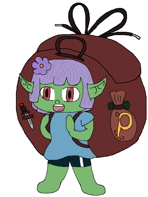 Bean_GoblinVT's tweet photo. When Bean goes out for a walk ..... Bean may of collected a bunch of eeerr found items :3 https://t.co/hKRwtxFvY2