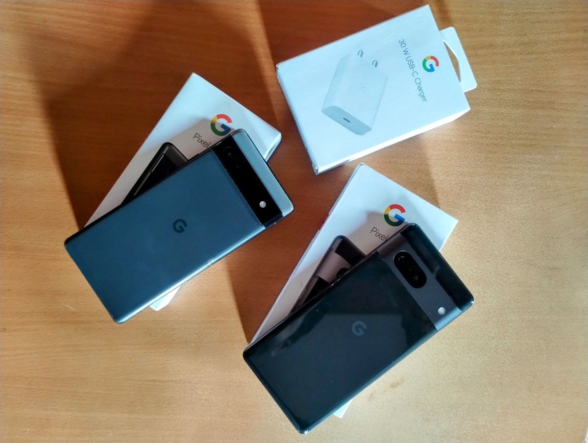 My New Family Members
My Pixel's...I love Pixel Phones
@madebygoogle 
@GooglePixel_US 
@Google 
#teampixel #googlepixel #pixelphone #greatphone #bestcamera #tensorchip #greatperfomance