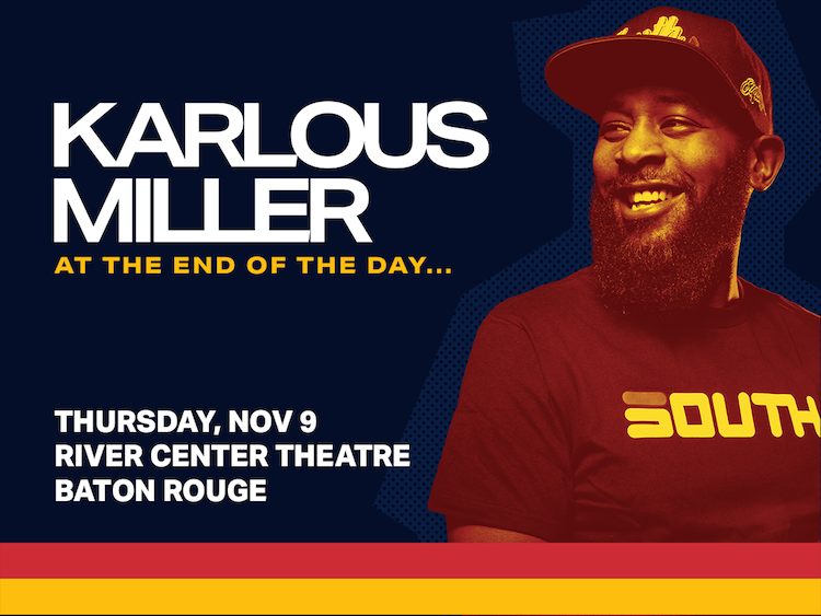 KontinuousEvent's tweet photo. Karlous Miller: At The End Of The Day...
Thursday, November 09, 2023
Baton Rouge River Center Theatre (Baton Rouge)
Purchase Tickets Now!!! 
>>>> https://t.co/HZA84R1a66 <<<<< https://t.co/twLbJpKTg3