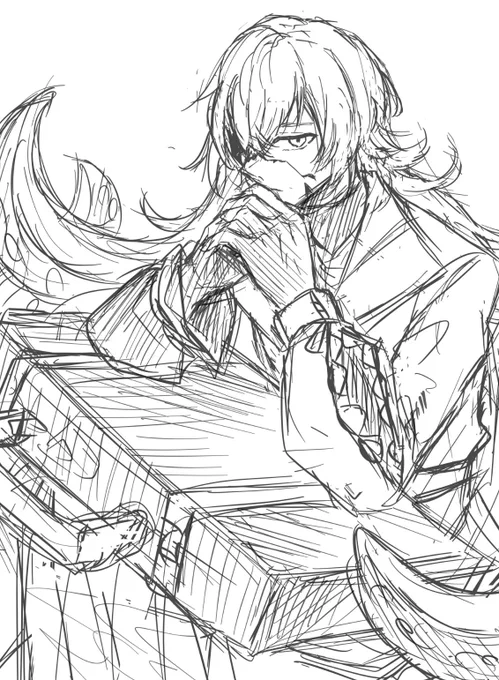 速書きラフ練習 鑑定士