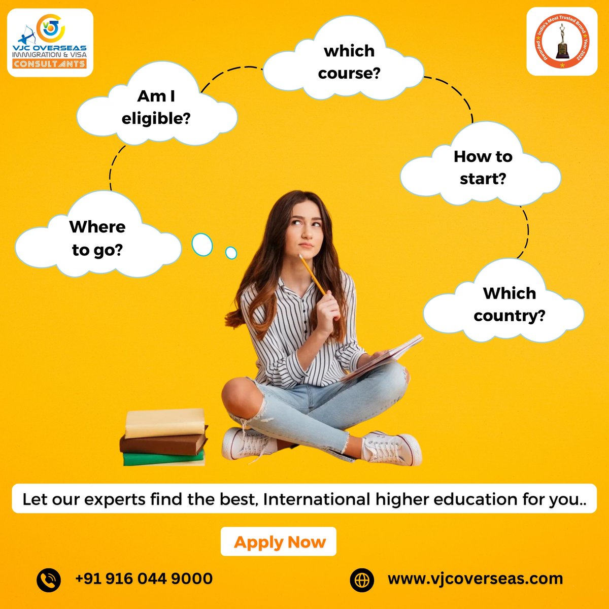 VJCOVERSEAS's tweet photo. Let our experts find the best international higher education for you.
For more information call our experts.
+91 9160449000
https://t.co/yQRDUUk56T
#IELTS #university #masters #studyabroadbecause #scholarships #ieltspreparation #indianstudents #studyabroad #education https://t.co/r0KXKvsJXO