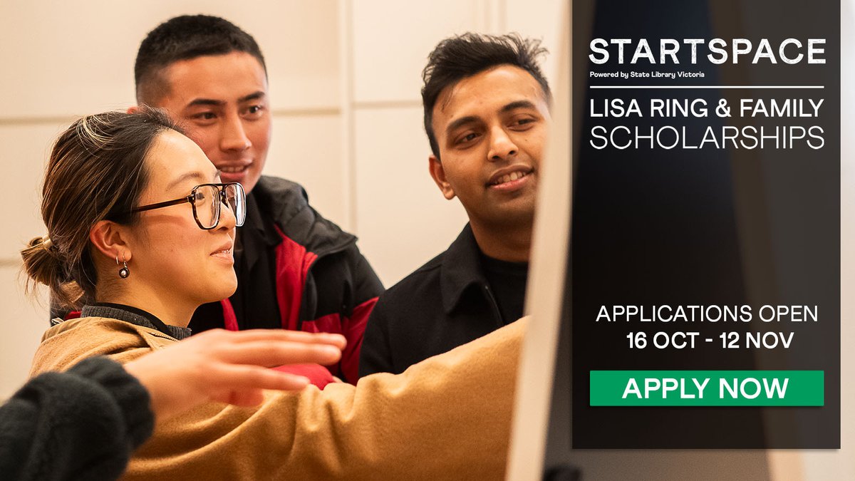 🌟 Applications are open for the Lisa Ring and Family #Scholarships 2024!
🌱 Supporting new business #founders very early in their journey
🔥 $10,000 seed funding
🔥 12-months StartSpace Loft membership
🔥 Tailored mentoring &amp; coaching
🔗 ow.ly/c1i750PXYGa  #slv