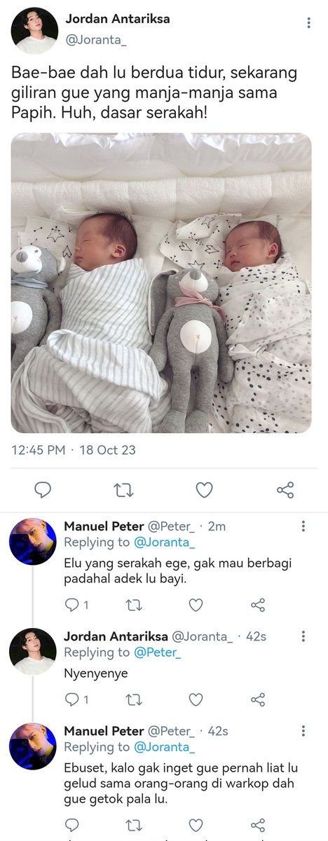 TAEGI pt. JUNGKOOK AU — Antariksa Family Bae-bae dah lu berdua tidur. © Lilykiyowo_