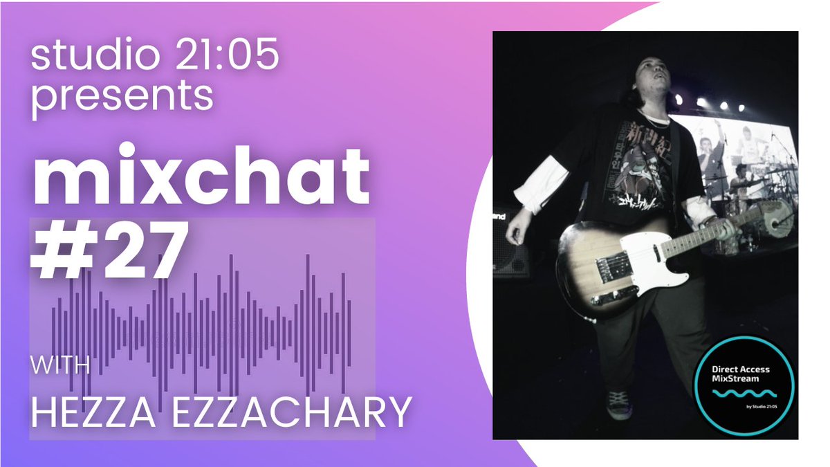 Mixboy2105's tweet photo. #MixChat No.27 w/Hezza Ezzachary
Listen to my conversation with @emptypagex guitarist/producer/mixer @zacnotoncrack
#DirectAccess #MixChat #Studio2105 #recordingstudio #audioengineer #musicproduction
https://t.co/yKaSYvMn9n https://t.co/Fq44TTFKzi