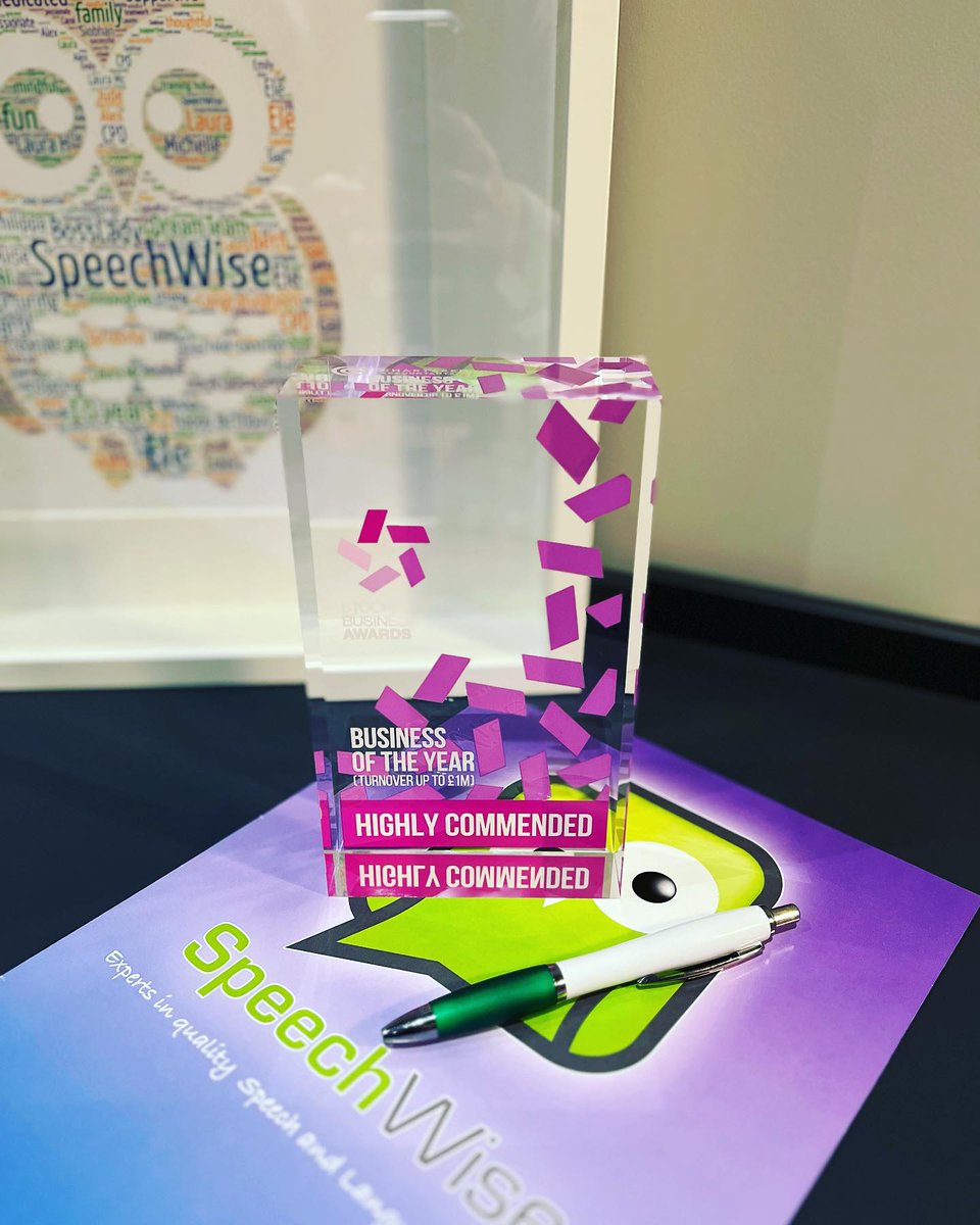 speech_wise's tweet image. Yesterday our Director Ele was presented with a “Highly Commended” Award following on from the @StockportAwards . We’re so proud to have been shortlisted and that the judges recognised the amazing work our staff do. #mySLTday @GivingVoiceUK @_ASLTIP