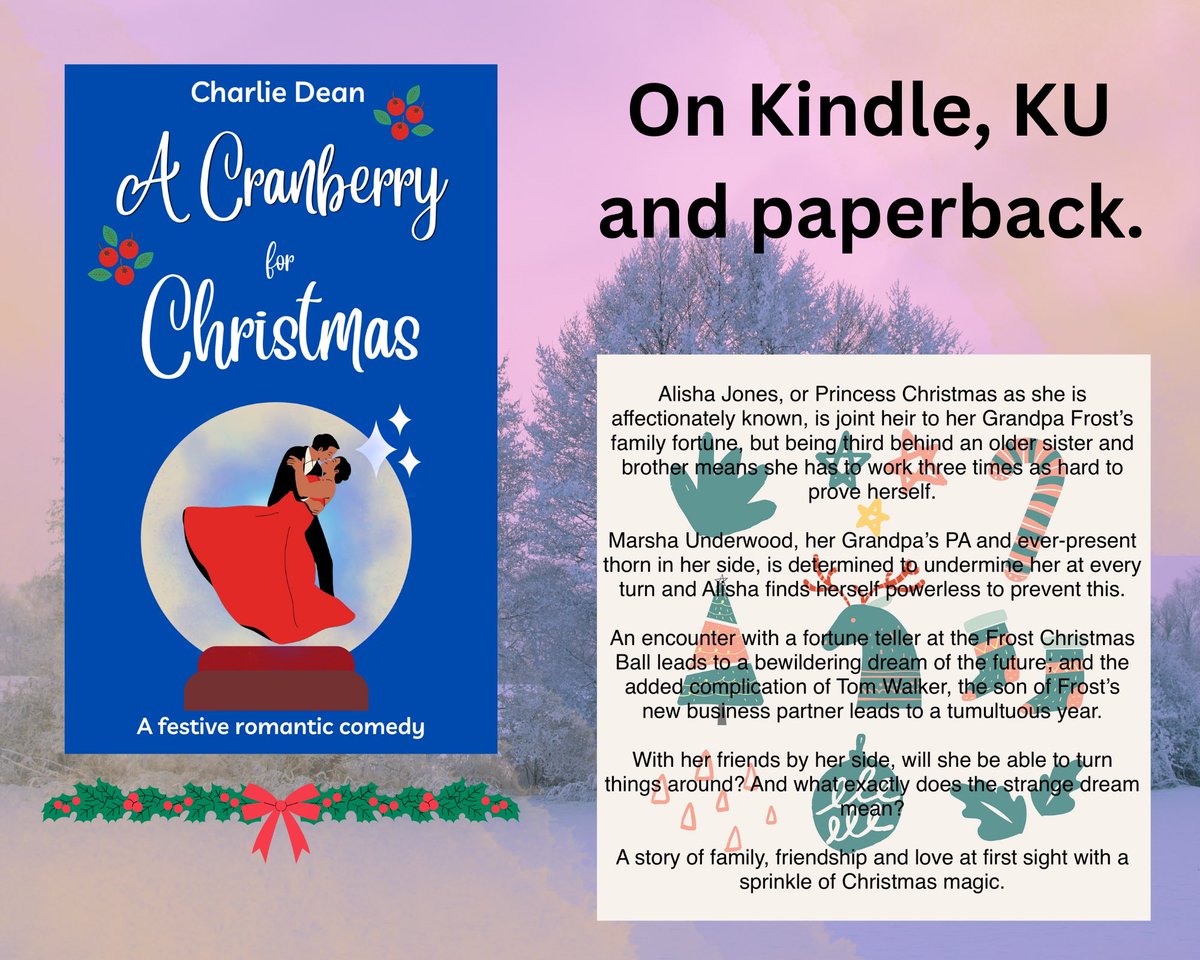 Thank you to everyone who shared, liked and supported A Cranberry for Christmas on publication day. And thank you as always to @rararesources for a fabulous publication day blitz. A Cranberry for Christmas amzn.eu/d/3yP2AEA