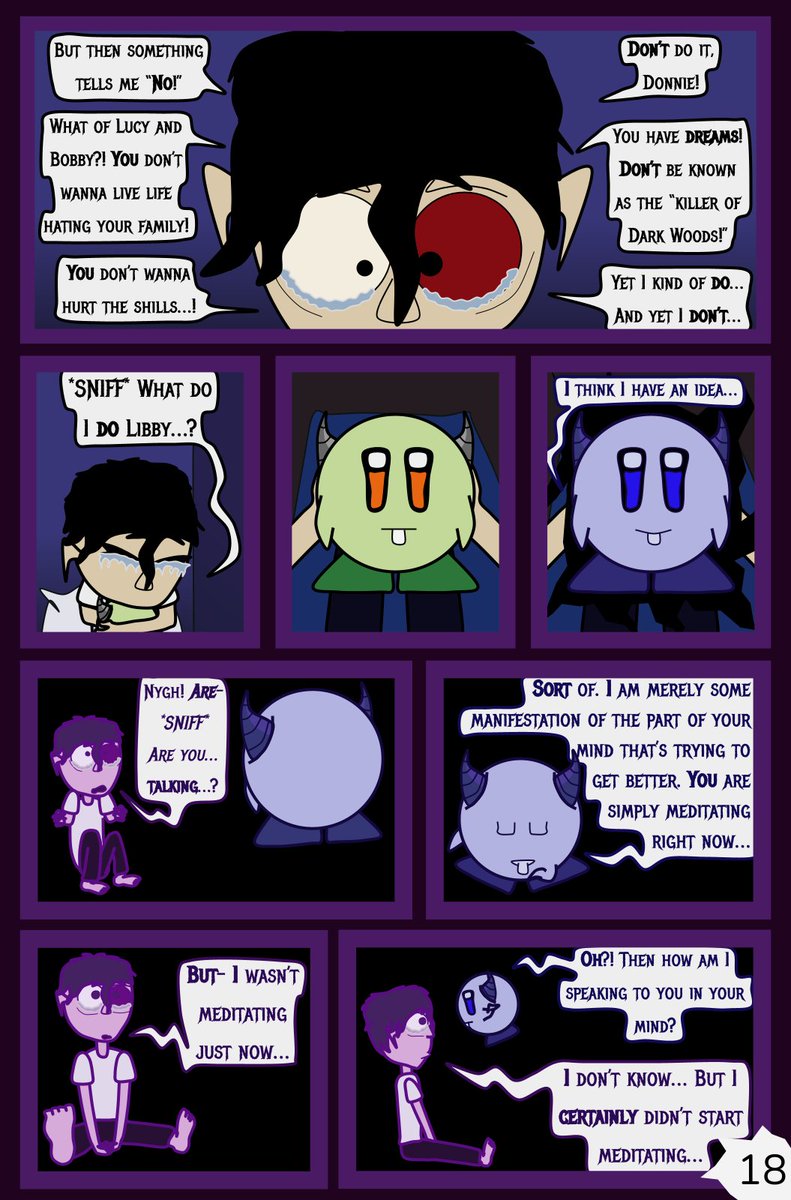 DTFP_Webcomic's tweet photo. The first meditation session.
#DTFP #Donnie #DonnieTheFightingPsychopath #Webcomic #Tapas #TapasMedia https://t.co/AszydqZd4V