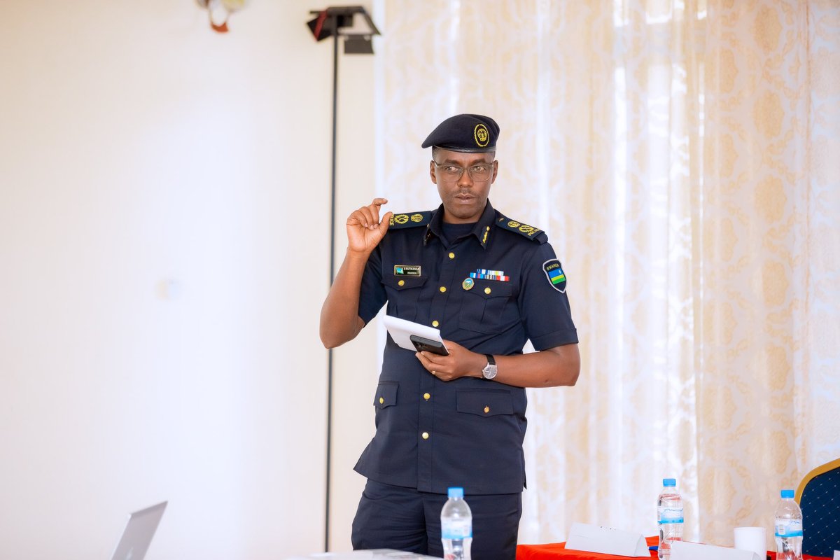 CimerwaPlc's tweet photo. ‘We applaud CIMERWA for taking the lead in this impactful journey”. In life, we're all interconnected – as clients, investors, or employees. Each one of our actions has a ripple effect on others. Let's unite for safety and security, and remember: 'If you want to go far, go with others.' - RNP spokesperson ,ACP Rutikanga
