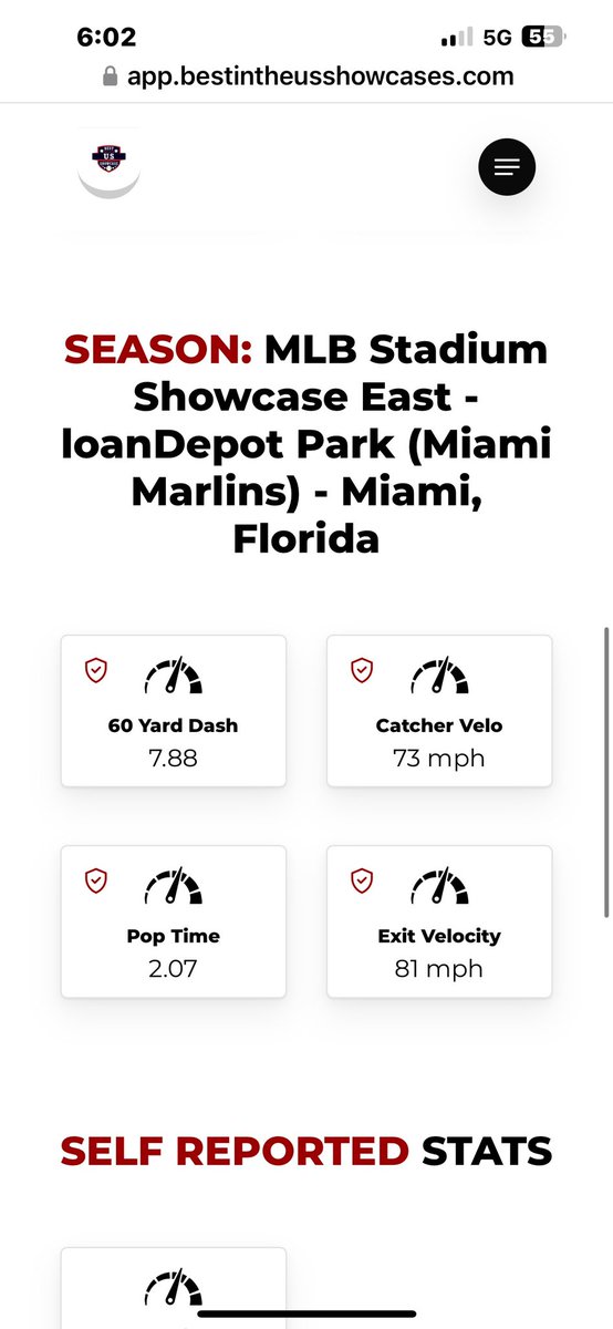Improvement but not what I was hoping for. Gonna work harder but still a huge thanks to <a href="/BUSShowcase/">Best in the US Showcases</a> for bringing me out and providing with the times @TCoastBaseball