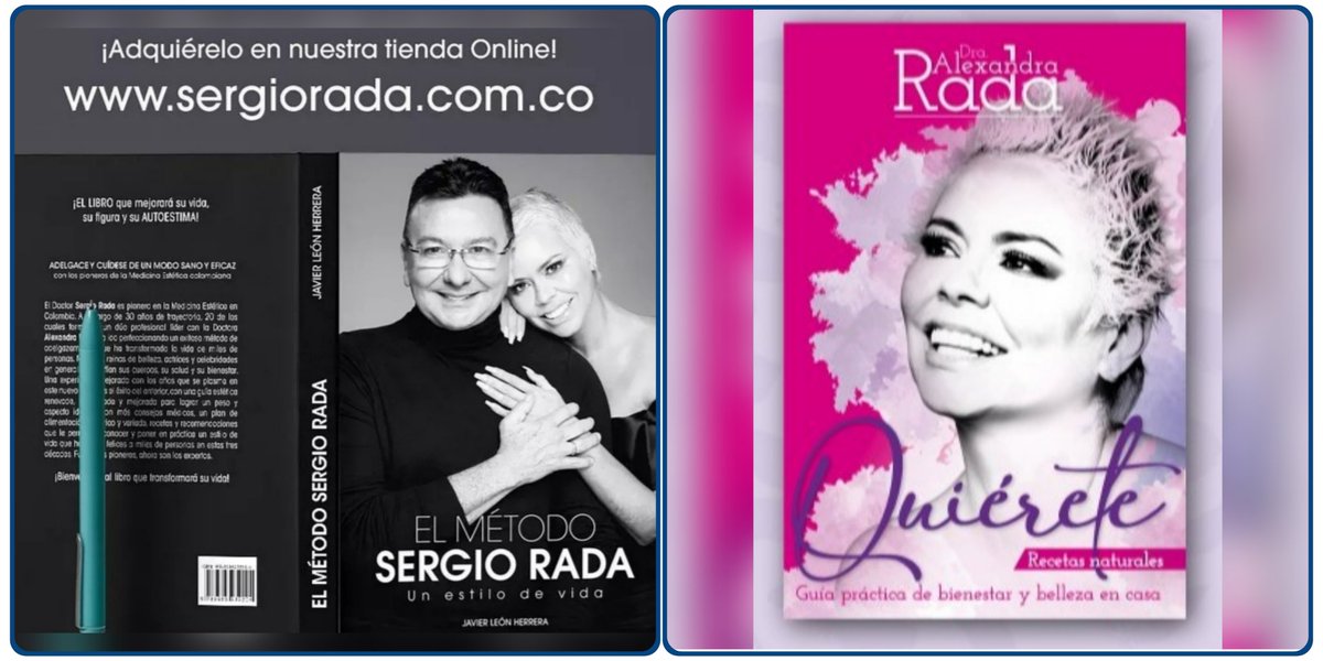 MagazineAlexa's tweet image. Libros que te cuidan.

Disponibles online en la tienda virtual de sergioyalexandrarada.com

@drsergioarada @dralexandrarada @SyARadaME @Angiecamargo16 @javileonherrera