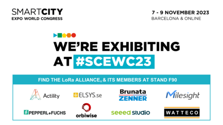 LoRaAlliance's tweet photo. The #LoRaAlliance will be attending #SCEWC23 along with members @Actility, #ELSYS, Brunata @zenneriot, @MilesightIoT, #PepperlFuchs, @OrbiWise, @seeedstudio, and #WATTECO on Nov 7-9 in Barcelona.
Find us at Stand F90!
https://t.co/rJFwjItCiN
#LoRaWAN #SCEWC23 https://t.co/yuqLwL8s67