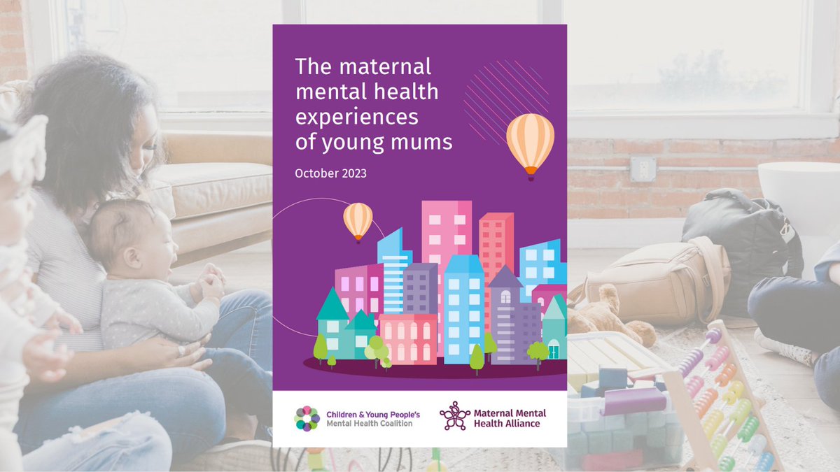 Brilliant launch of @mmha and @CYPMentalHealth report into maternal MH experience of young mums. Yet again, we hear from 4 incredible VCSE going above and beyond to offer the long term, holistic support young parents need #YoungMumsMH