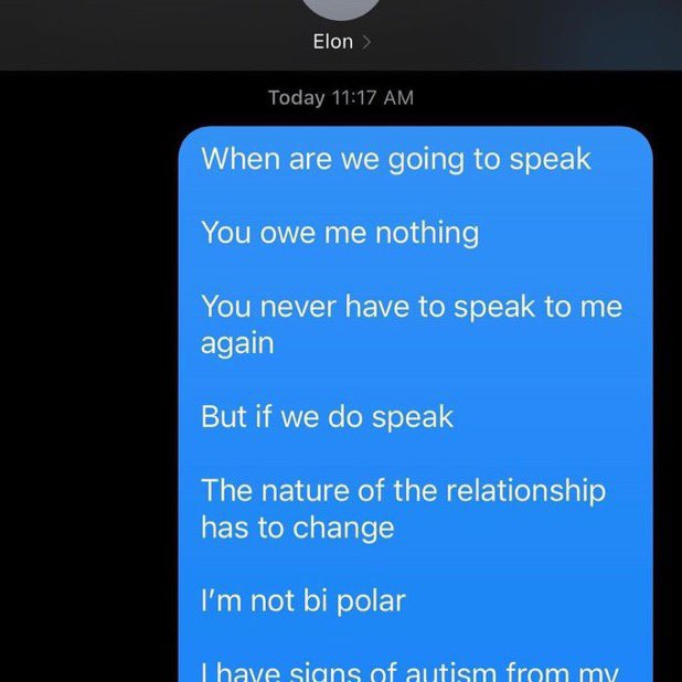 RapMais's tweet image. 🚨 Kanye West afirma que não é bipolar e que ficou com sinais de autismo após acidente de carro em 2002

O rapper pediu para que Ian Connor divulgasse algumas mensagens na qual ele estava tentando enviar para Elon Musk

Alem de falar sobre o autismo, ele afirma na mensagem que…