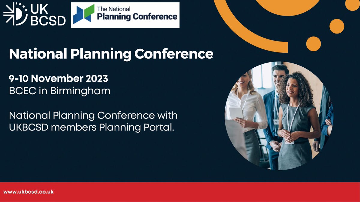 Jason Longhurst will be speaking at the National Planning Conference with the UKBCSD members Planning Portal. 
More information here: buff.ly/3Ev1ZpM 

#Sustainability #Leadership #UKBCSD #NationalPlanningConference2023

<a href="/RTPIPlanners/">Royal Town Planning Institute</a>
<a href="/PlanningPortal/">Planning Portal</a>