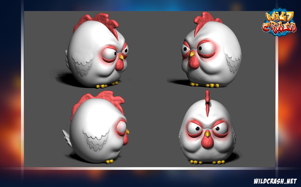 🤠Hey Wildcrashers!🤠

The chicken Pet-0 its complex version: after we decided to simplify the body. And have it more simple.

🎮Stay tuned on <a href="/wildcrashP2E/">wildcrash</a>!🎮

#BlockchainGaming #CryptoGaming #NFTCommunity #Videogame #WildcrashP2E #CRASH