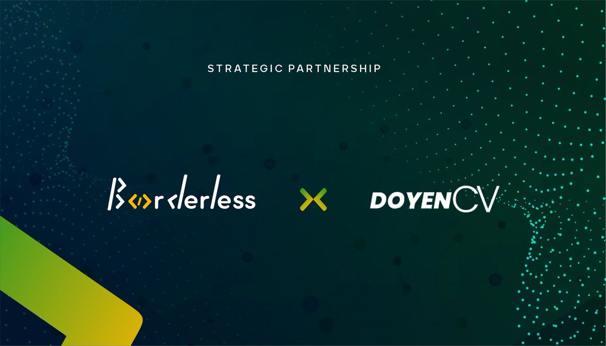 Great news! We're excited to announce our partnership with @DoyenCV for the B<>rder/ess developers programme 🥳🥳 Doyen CV offers free CV review services to interested B<>rder/ess students. We're grateful for @DoyenCV's support, and we can't wait to see what our students