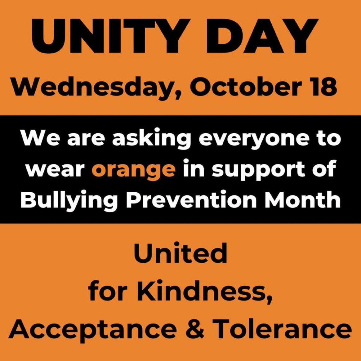 DSA_DPSCD's tweet image. #UnityDay #DPSCD #WearYourOrange