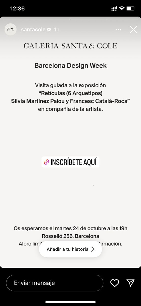 Visita guiada el próximo martes 24 de octubre en <a href="/santacole/">Santa & Cole</a>
