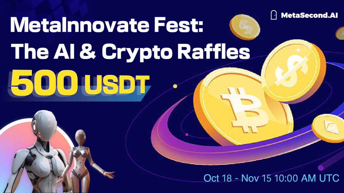 AirdropKart's tweet photo. 🚨 Airdrop: MetaSecond_AI (USDT)
🔥 Prize Pool: 500 USDT 
🏆 Winners: 10 Random 
📅 End Date: 15th November 2023
🚀 Distribution: 16th November 2023

ℹ️ Airdrop Link: https://t.co/gm133d32LJ https://t.co/bSXtf6JtBZ