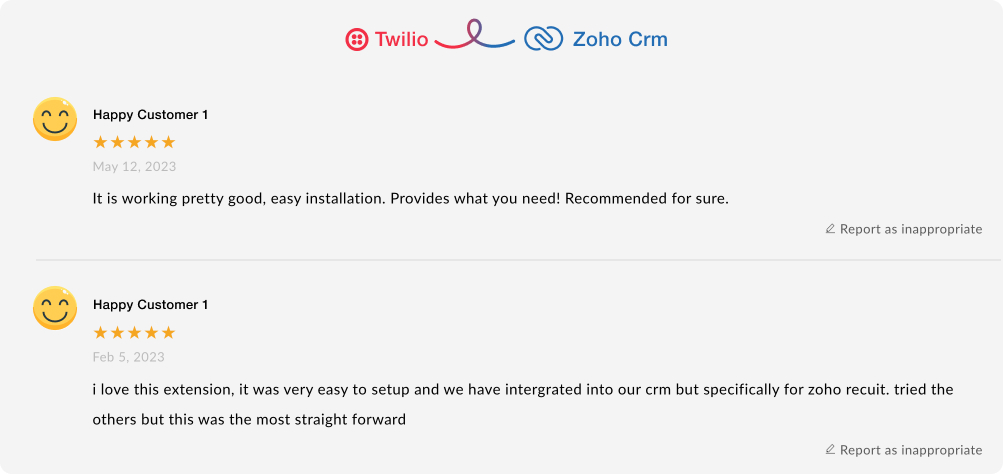 HelloSendHQ's tweet photo. Bringing joy to our customers by solving their business needs is a priceless treasure for our startup. Positive feedback from our customers is like a ray of sunshine on our journey!

SMS for Zoho: https://t.co/lDqERCVtA6

@twilio @ZohoCRM @Zoho #SMSforCRM
#CustomerService #SMS https://t.co/UbFDUlUnN3