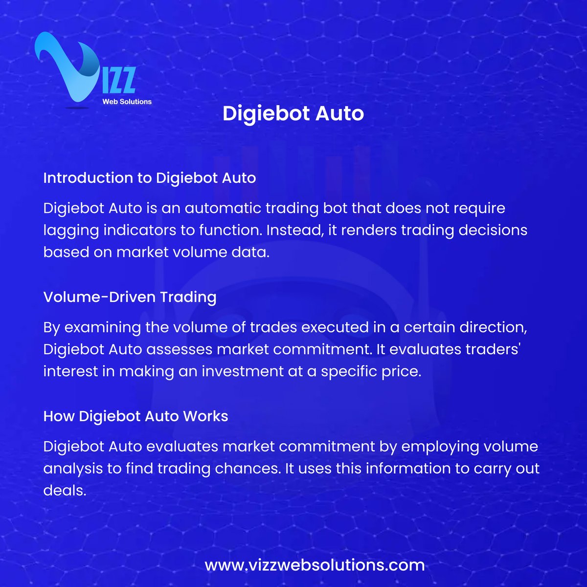 VizzWebSol's tweet image. Discover the inner workings of 'Digiebot,' a cutting-edge Fully-Automated Trading Bot, in this exclusive behind-the-scenes glimpse. . Get a closer look at the AI-powered revolution in finance.

#digiebot #automated #tradingbot #ai #aitech #cryptotradingbot #blockchain