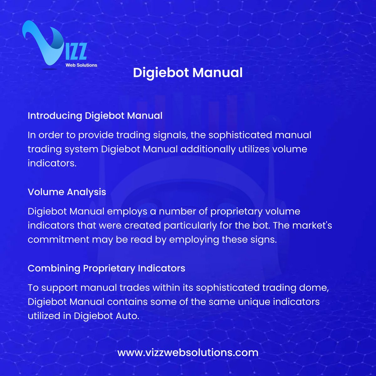 VizzWebSol's tweet image. Discover the inner workings of 'Digiebot,' a cutting-edge Fully-Automated Trading Bot, in this exclusive behind-the-scenes glimpse. . Get a closer look at the AI-powered revolution in finance.

#digiebot #automated #tradingbot #ai #aitech #cryptotradingbot #blockchain
