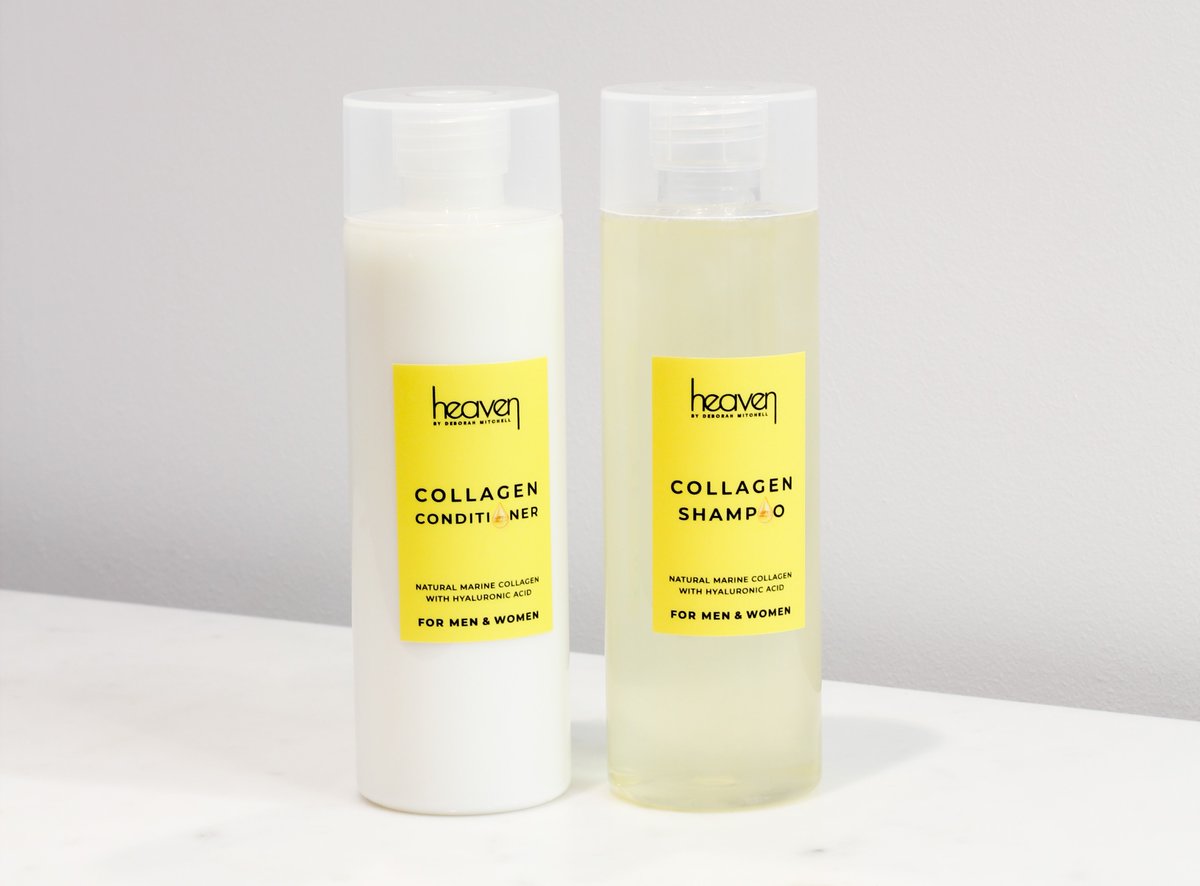 heavenskincare's tweet photo. Say hello to healthier, shinier hair during menopause with my Collagen Hair Duo! #WorldMenopauseDay
💁‍♀️Boosts Growth
💪Strengthens 
🌟Improves Texture
✨ Adds Shine
🚫 Fights Hair Loss

https://t.co/2BIln7ToBs #HairCare #CollagenMagic #HeavenSkincare #MenopauseSkincare https://t.co/aCAUDoOnDt