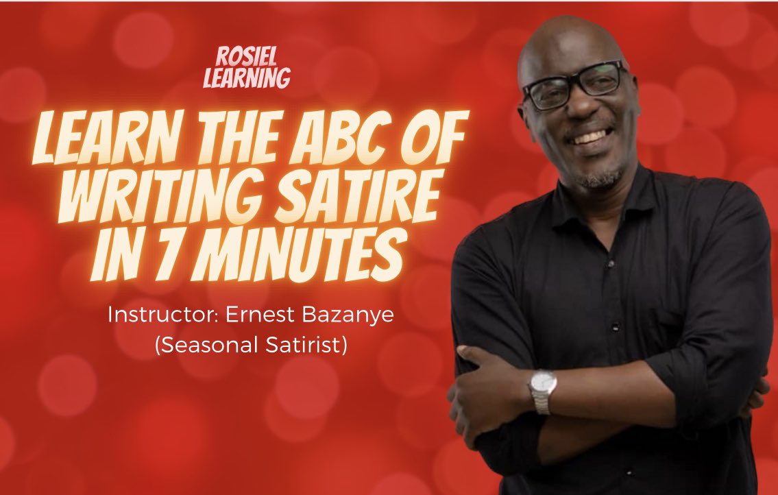RosielBooks's tweet photo. Aspirational satirist? Click here ๐ https://t.co/kypFYlhX9k to learn the ABC of writing satire in this quick lesson by seasonal satirist @bazanye
#RosielLearning #WhereStoriesThrive https://t.co/MglzTnw3SI