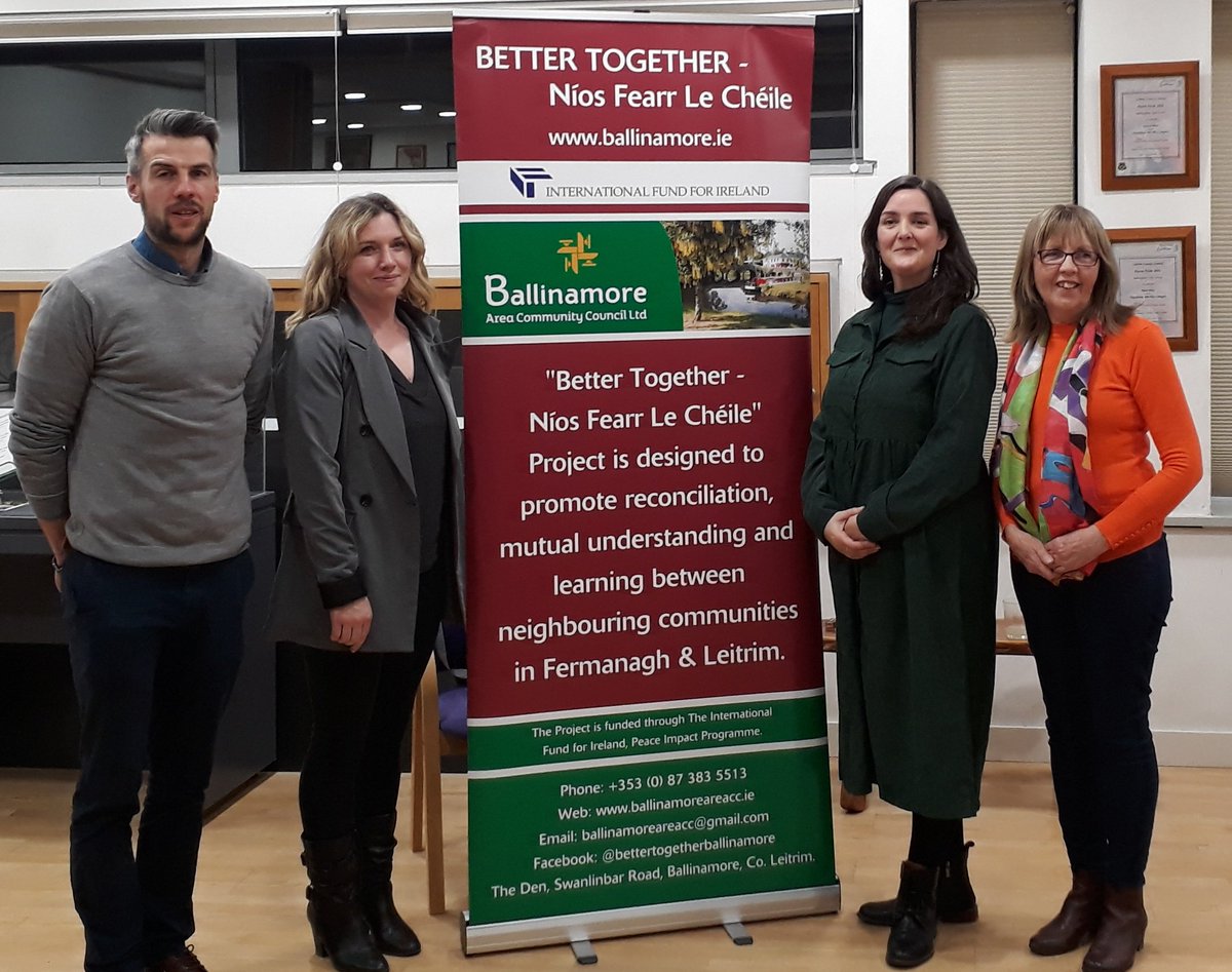 BettTogetherPIP's tweet photo. Huge thank you @NualaNiC who was our final #meettheauthor in our #crossborder #crosscommunity #literature prog thanks to #ballinamorelibrary making everyone so welcome!
Good discussion #Diversity #equality #inclusion
@FundforIreland @CavanLibrary @LibrariesNI @LibraryLeitrim https://t.co/4qgvjw3LkW