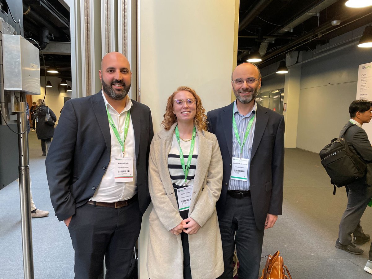 Special thanks to #UEGWeek for a fantastic event in Copenhagen this year! Huge Congratulations to Dr. @RawenKader for an insightful presentation on the successful results of a Randomised Controlled Trial for our #Cloud-Based #AI Polyp Detection System, CADDIE. #IngestTheBest