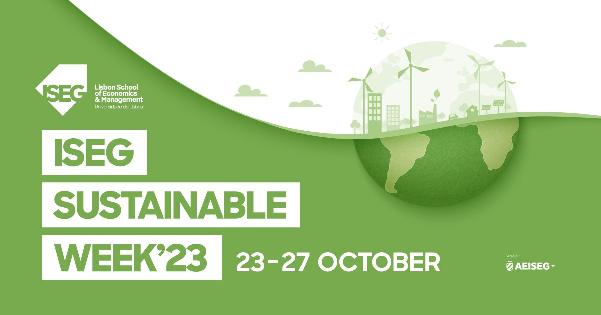 De 23 a 27 de outubro de 2023 assinalamos a Semana da Sustentabilidade no ISEG. 

Serão apresentadas atividades que abordam temas como as finanças sustentáveis, o empreendedorismo social e os padrões de consumo consciente.

#lifeatISEG

Vê tudo aqui: iseg.ulisboa.pt/2023/10/__sust…