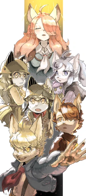 #とにかくワチャーッと集合してる絵を晒す見た人もやる