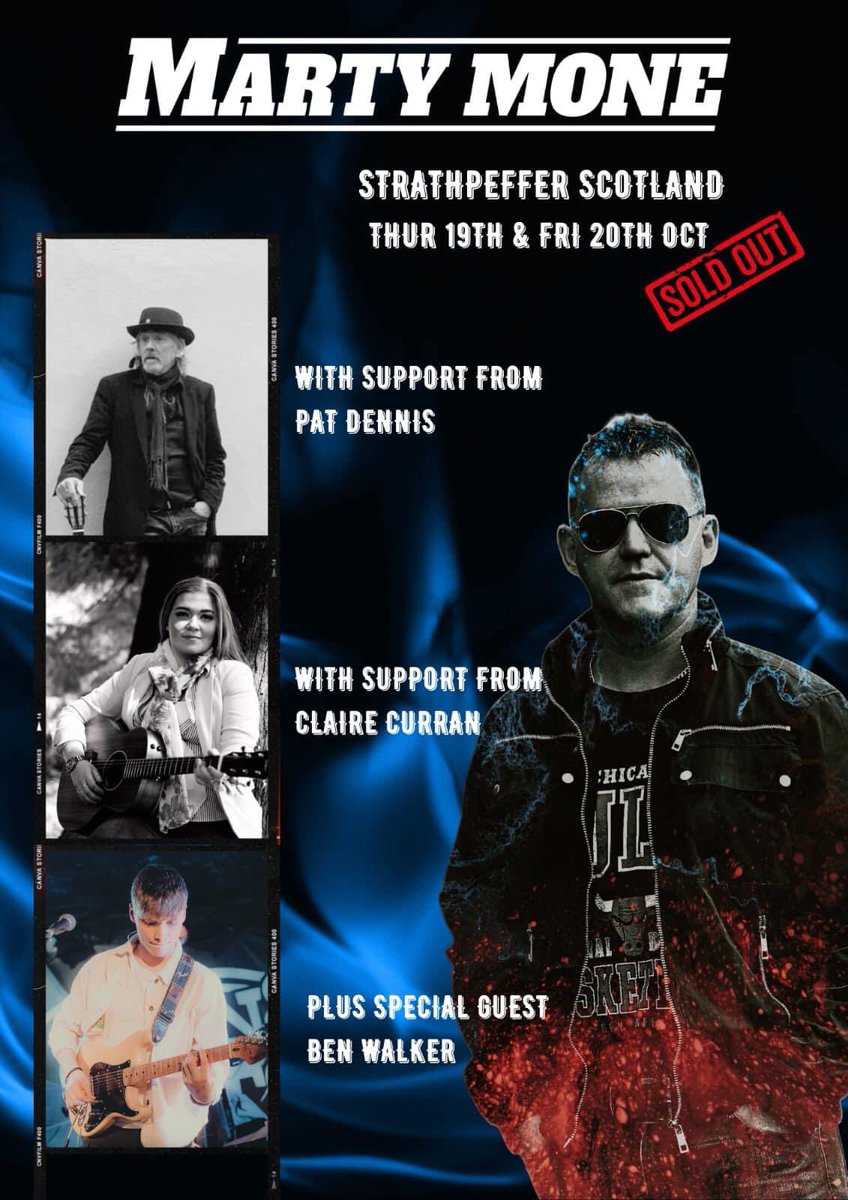 Off to Strathpeffer to play a support slot for <a href="/martymonemusic/">Marty Mone</a> in <a href="/StrathPavilion/">StrathpefferPavilion</a> this Thursday and Friday. #ontheroadagain #Americana #mutineermusicontour