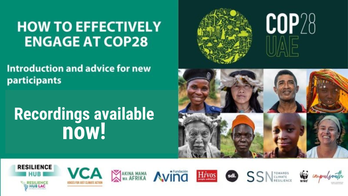 🌍 Are you attending #COP28 and missed this event? You can watch a recap right here on YouTube! Available in English, French, Portuguese, Spanish, and Bahasa, find insights on how to make the most of your experience at COP. Find all recordings here: 📌 lnkd.in/ewdgGiME
