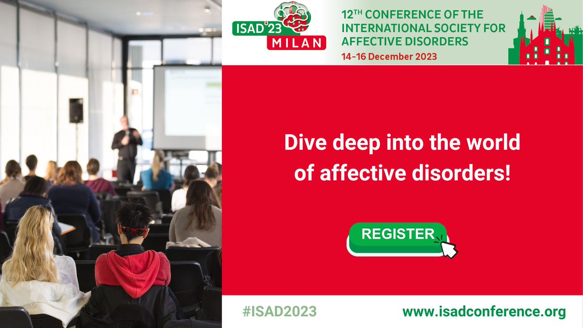 📢 Call for Pre-Conference Workshops!

We're thrilled to announce the registration for pre-conference workshops at #ISAD2023 is now available.

The number of slots are limited! Secure your spot now and don't miss this exclusive opportunity.🧠

🔗 bit.ly/3rWR7hK