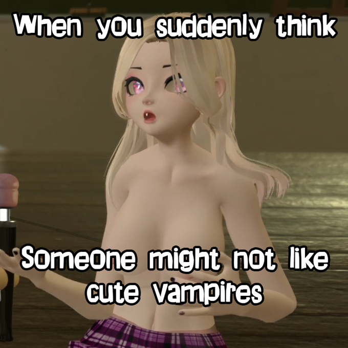 Luckily here I have almost 10k of those who like vamp girls (me). Can't wait to reach that milestone