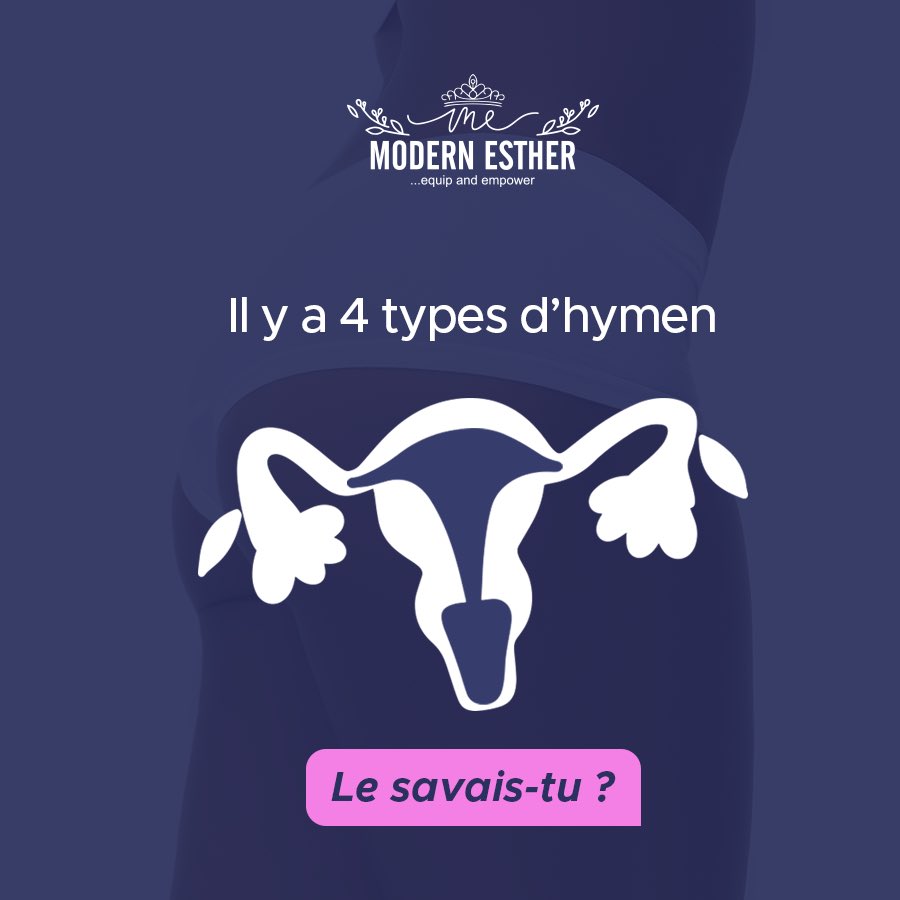 modern_esther's tweet photo. Enfaite il n’y a pas différents types d’hymen , il a 1 hymen avec des apparences différentes. 
🩸Hymen imperforé
🩸 Hymen microperforé
🩸 Hymen bifenêtré
🩸 Hymen cribriforme
🩸 Hymen scléreux
🩸 Hymen complaisant 
🩸Hymen absent https://t.co/KxXJysaBas
