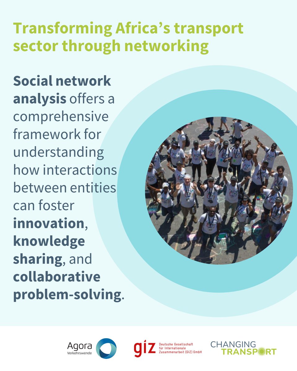 giztransport's tweet photo. 💡Networking greatly influences transport sector development!
📢Join the 2nd Lab of #RethinkingTransport on #JustMobility
Register here: ⏩ https://t.co/4zwyPsbF8S
Discover more about networking's impact on transforming Africa's transport ▶️ https://t.co/EkMgE80EMX https://t.co/2nGDqFoO6A