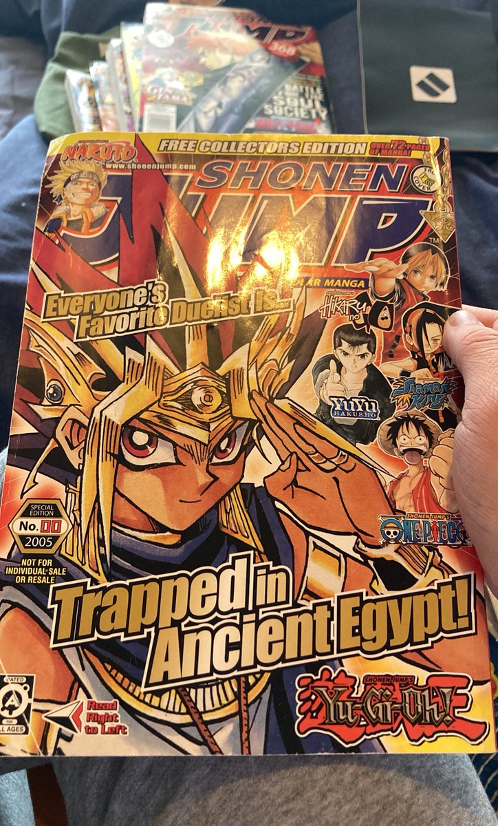 Clearing out my things getting ready to move houses when I find Shonen Jump volume No.00 😎