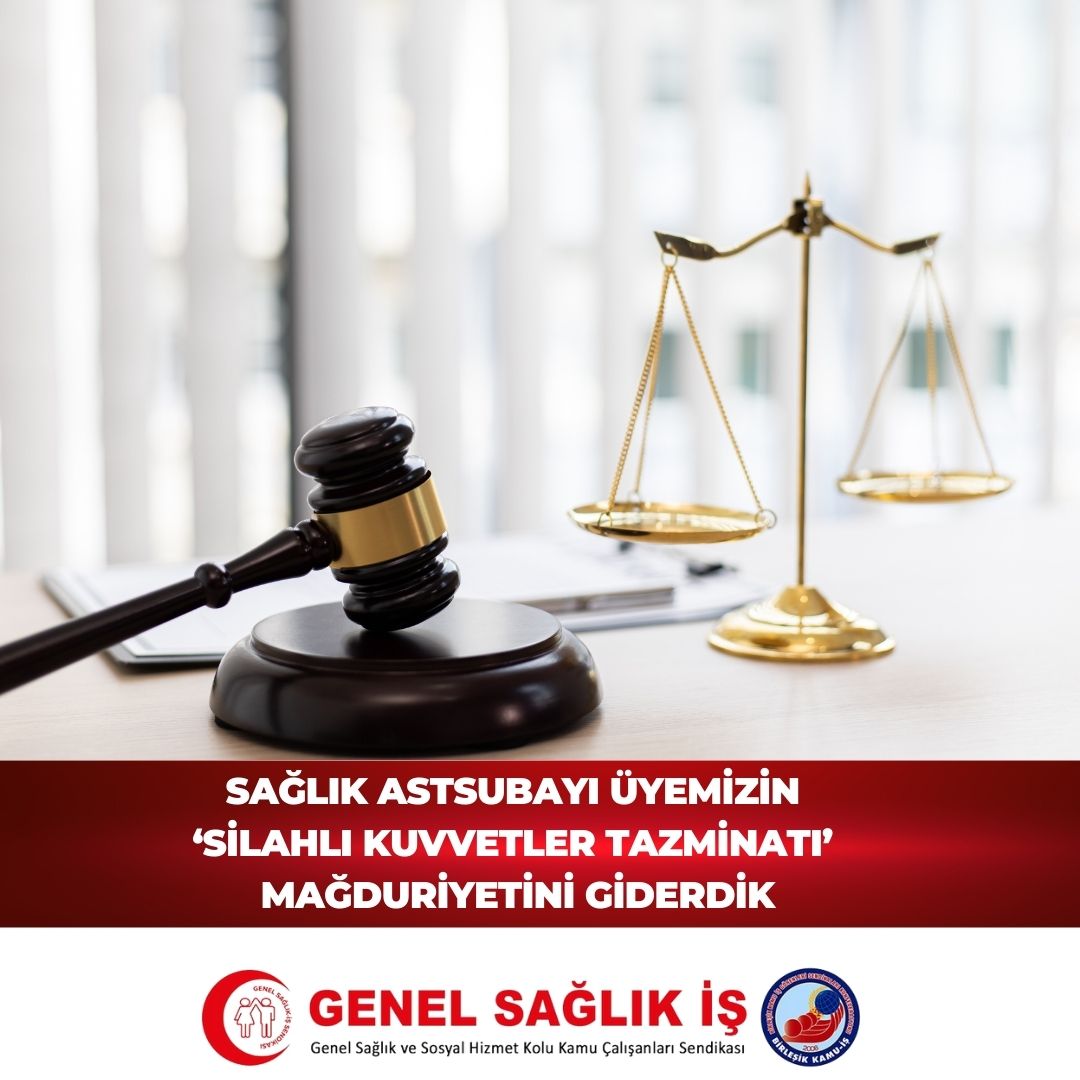 Sağlık Astsubayı Üyemizin ‘Silahlı Kuvvetler Tazminatı’ Mağduriyetini Giderdik ⤵ 

genelsaglikis.org.tr/saglik-astsuba…

#Astsubay #GATA #SağlıkAstsubayı #SilahlıKuvvetler